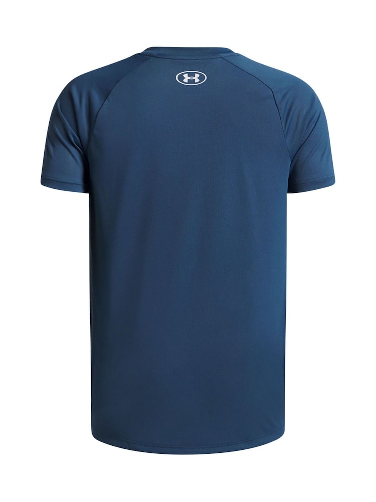 Under Armour Navy Blue Cotton Tech 20 Short Sleeve T-Shirt - Image 2 of 3 Under Armour Navy Blue Cotton Tech 20 Short Sleeve T-Shirt - Image 2 of 3