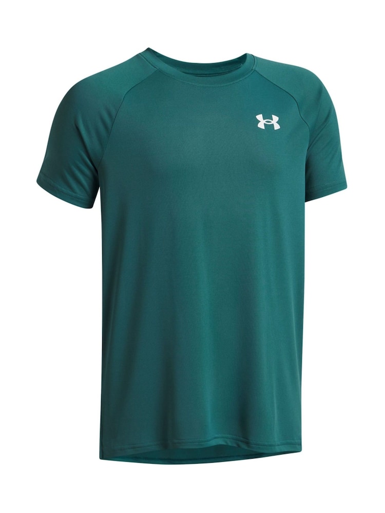 Under Armour Green Cotton Tech 20 Short Sleeve T-Shirt - Image 1 of 3 Under Armour Green Cotton Tech 20 Short Sleeve T-Shirt - Image 1 of 3