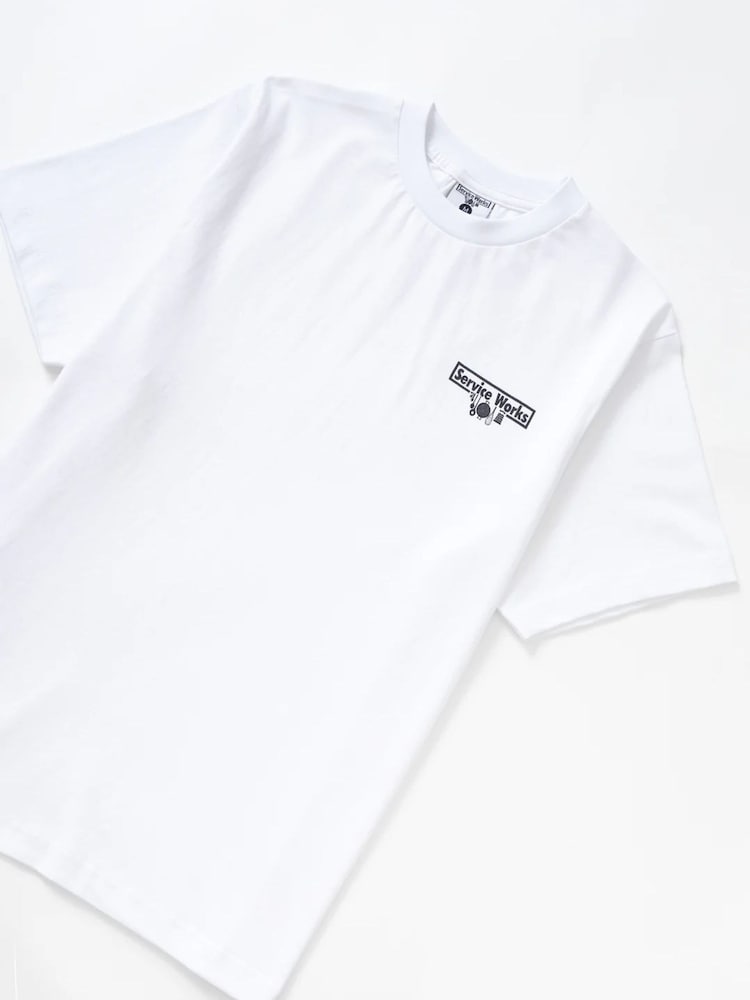 Service Works White Trademark T-Shirt - Image 2 of 5