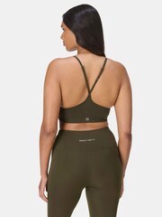 Sweaty Betty Green Soft Ribbed Bra - Image 2 of 6