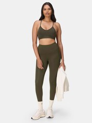 Sweaty Betty Green Soft Ribbed Bra - Image 4 of 6