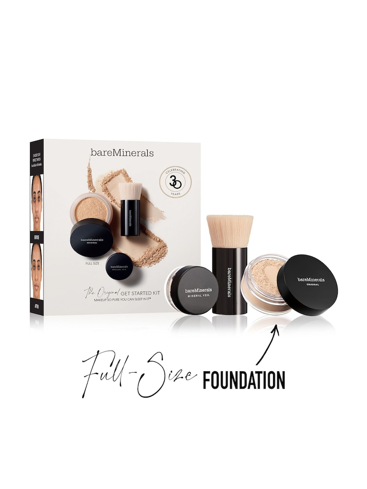 bareMinerals Original Get Started Kit Mineral Makeup Set 3 Piece - Image 1 of 8