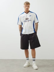 River Island Brown Wide Leg Luminis Shorts - Image 1 of 4