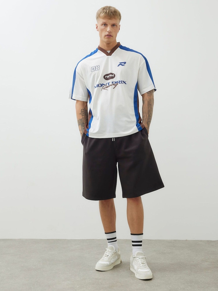 River Island Brown Wide Leg Luminis Shorts - Image 1 of 4
