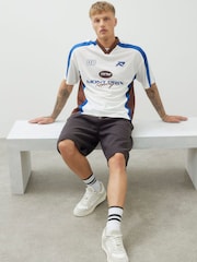 River Island Brown Wide Leg Luminis Shorts - Image 4 of 4