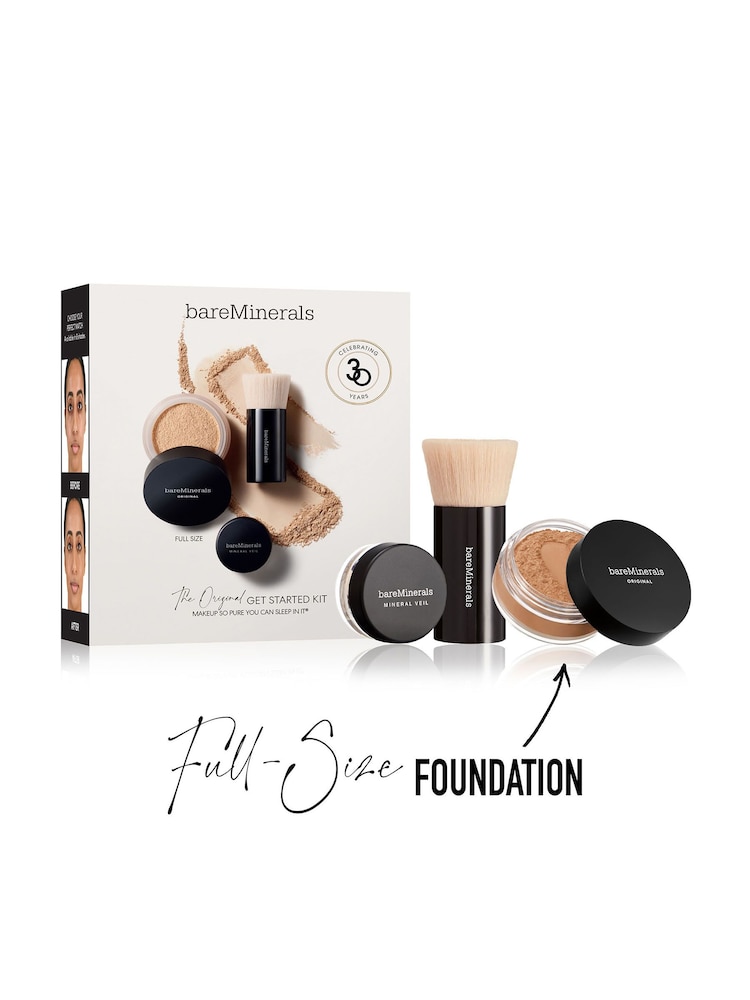 bareMinerals Original Get Started Kit Mineral Makeup Set 3 Piece - Image 1 of 8