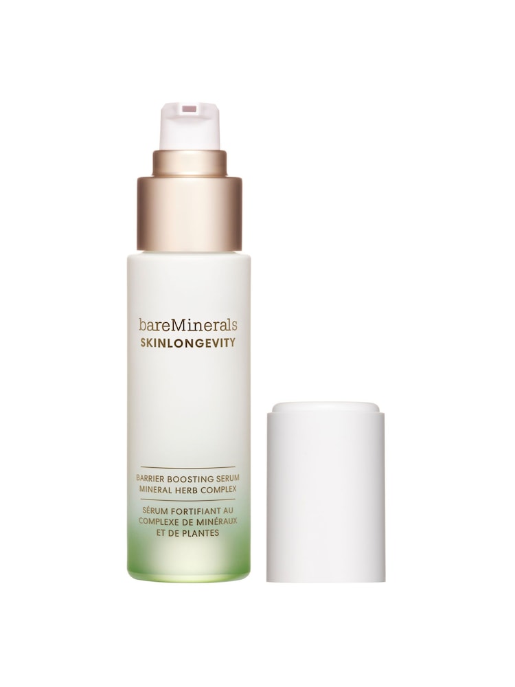 bareMinerals SKINLONGEVITY Barrier Boosting Serum Mineral Herb Complex 30ml - Image 1 of 8 bareMinerals SKINLONGEVITY Barrier Boosting Serum Mineral Herb Complex 30ml - Image 1 of 8