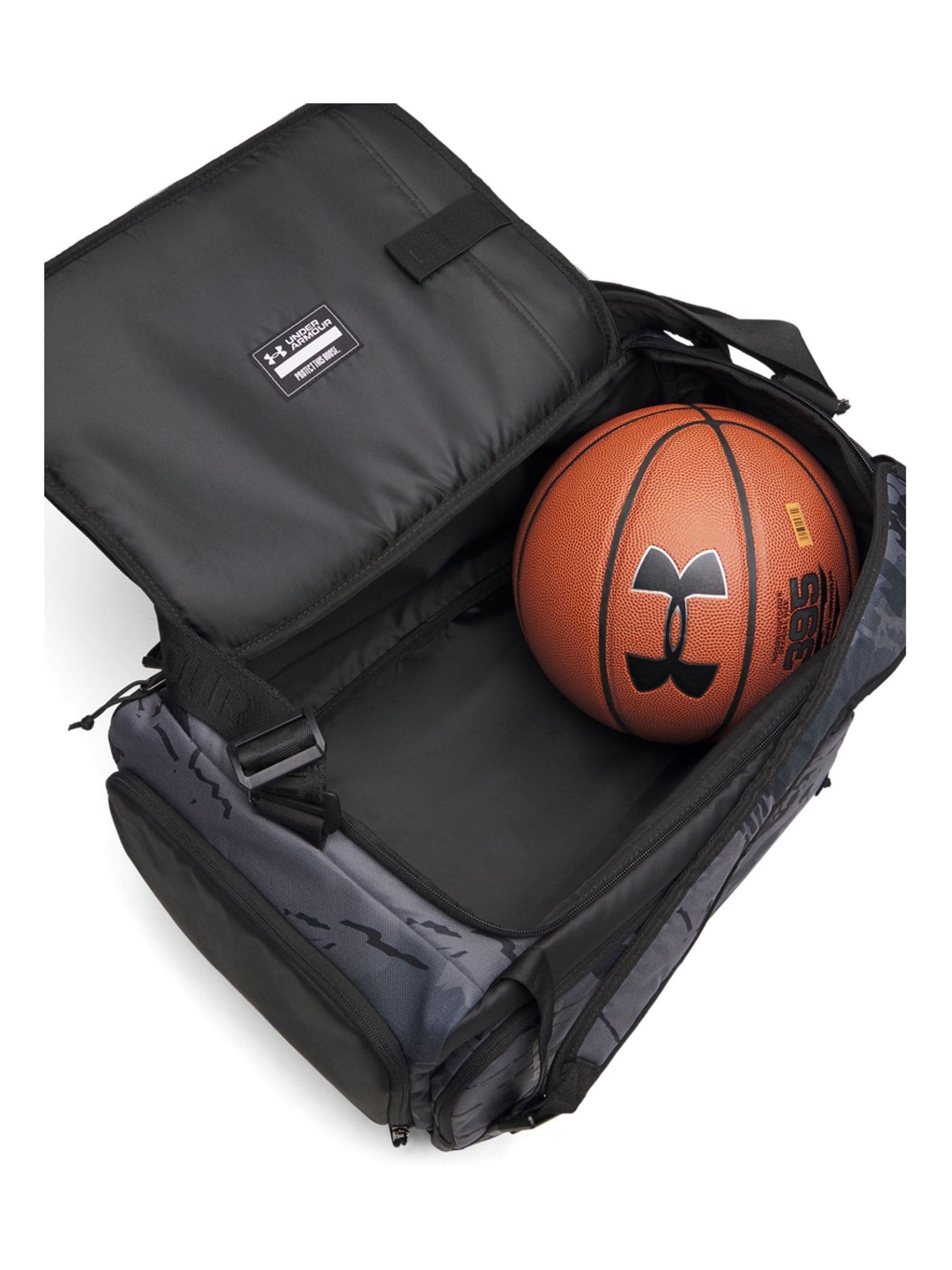 Buy Under Armour Black Contain Duo Small Backpack Duffle Bag from