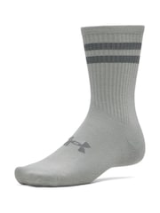 Under Armour Grey Essentials Crew Socks 6 Pack - Image 3 of 3