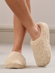 Loungeable Cream Cosy Mule Slippers - Image 1 of 4