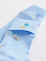 Голубой в стиле сафари - Набор нательных комбинезонов для малышей, 3 шт. - Изображение 11 11