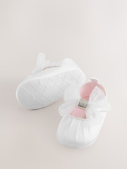 Цвета слоновой кости - Baker by Ted Baker плетеные обувь с бантом - Изображение 3 5
