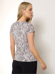 Blusa Long Tall Sally Paisley com Amarração Lateral - Imagem 3 de 4