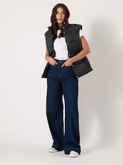 Long Tall Sally Black Padded Gilet - Image 2 of 5