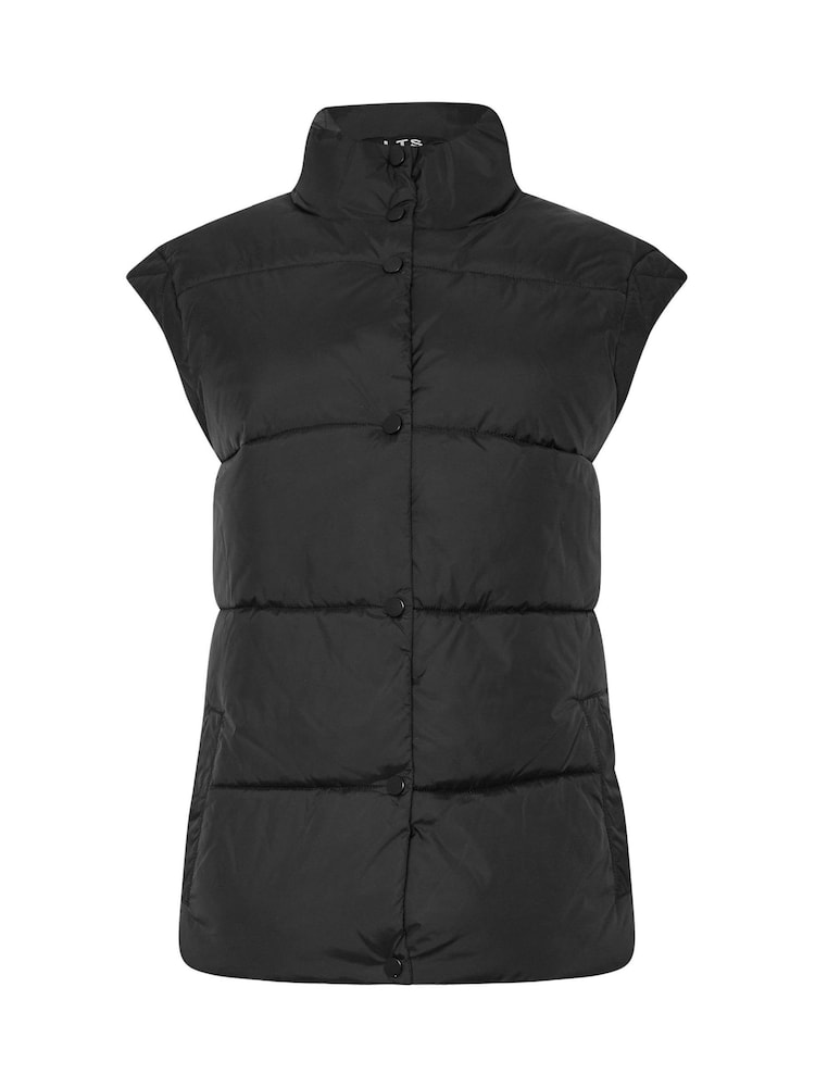 Long Tall Sally Black Padded Gilet - Image 5 of 5