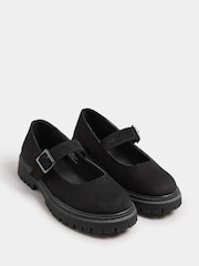 Yours Curve Black Extra Wide Fit Wide Fit Chunky Mary Jane Shoes - Image 2 of 5