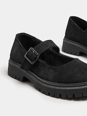 Yours Curve Black Extra Wide Fit Wide Fit Chunky Mary Jane Shoes - Image 4 of 5