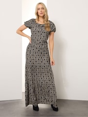 Long Tall Sally Black Textured Boho Top - Image 2 of 5