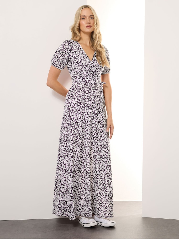 Vestido Long Tall Sally Ditsy Wrap Maxi dress - Imagem 2 de 5
