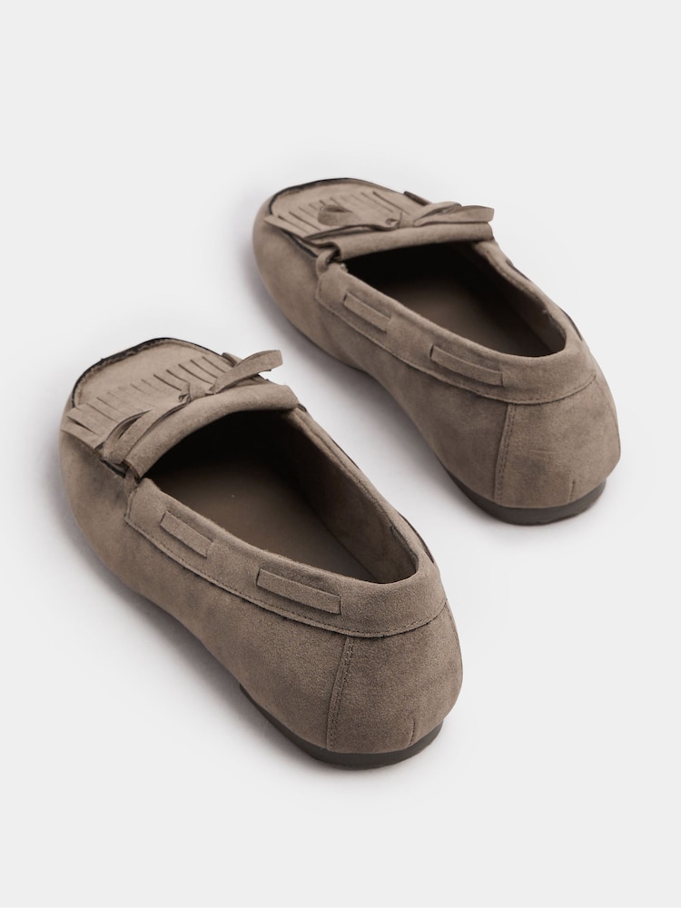 Buy Yours Curve Brown Extra Wide Fit Extra Wide Fit Fringe