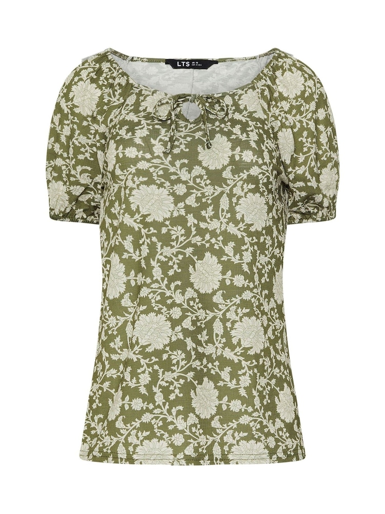 Long Tall Sally Green Textured Boho Top - Image 5 of 5