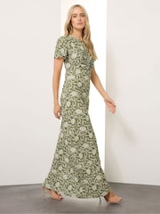 Long Tall Sally Ruched Maxi Dress - Imagem 1 de 5