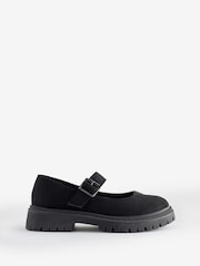 Yours Curve Black Wide Fit Wide Fit Chunky Mary Jane Shoes - Image 1 of 1