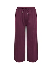 Yours Curve Red Wide Fit Wide Leg Joggers - Image 6 of 6