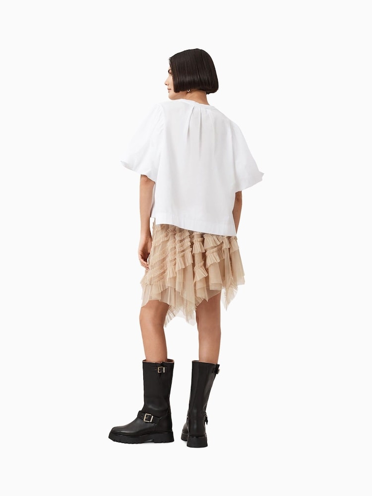 AllSaints Pink Jayde Tulle Skirt - Image 2 of 6