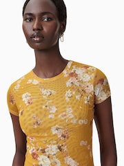 Camiseta Allsaints Ellie Mesh - Imagem 3 de 7