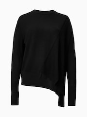 AllSaints Black Isla Jumper - Image 7 of 9