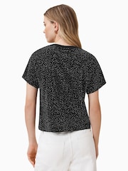 AllSaints Black Reel Elle T-Shirt - Image 5 of 6