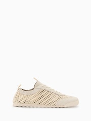 AllSaints White Kenny Runner Shoes - Image 1 of 6