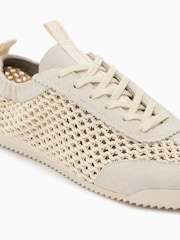 AllSaints White Kenny Runner Shoes - Image 4 of 6