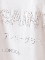 Branco - AllSaints Under Amelie T-Shirt - Imagem 8 de 8