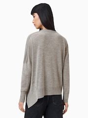 AllSaints Grey Isla Jumper - Image 2 of 8