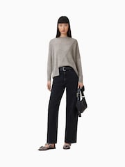 AllSaints Grey Isla Jumper - Image 5 of 8