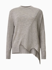 AllSaints Grey Isla Jumper - Image 8 of 8