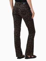 AllSaints Brown Slim Haldan Bootcut Jeans - Image 5 of 7