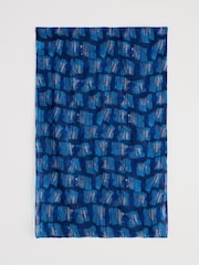 Seasalt Cornwall Blue Pretty Circle Scarf - Image 3 of 5