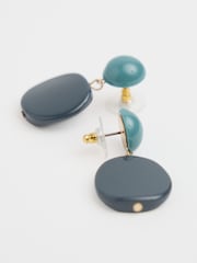 Seasalt Cornwall Blue Torch Lily Drop Earrings - Image 1 of 4
