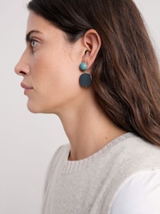 Seasalt Cornwall Blue Torch Lily Drop Earrings - Image 2 of 4
