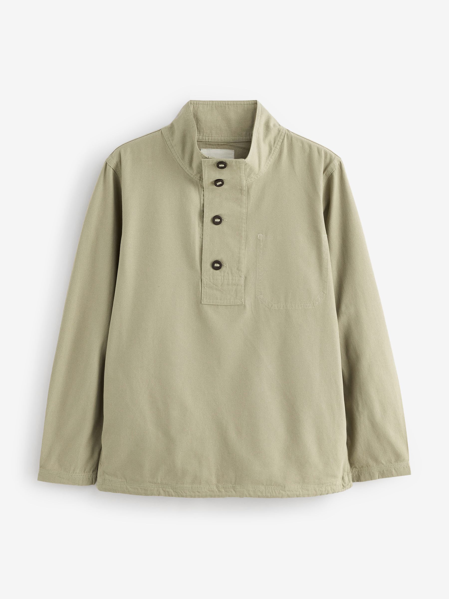 Buy Seasalt Cornwall Green Mens Clay Stone Cotton Pullover Smock