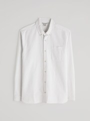 Seasalt Cornwall White Mens Jenken Striped Shirt - Image 5 of 5