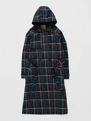 Seasalt Cornwall Blue Petite Penweathers Waterproof Trench Coat - Image 5 of 6
