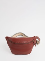 Seasalt Cornwall Brown Wyllow Cross-Body Leather Bag - Image 1 of 4