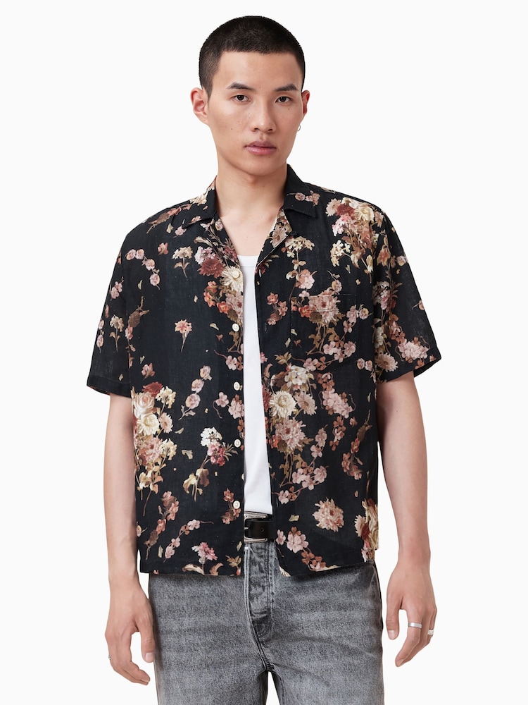 AllSaints Armada Short Sleeve Shirt - Imagen 1 de 9