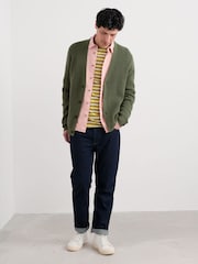 Seasalt Cornwall Green Mens Scotts Quay Cardigan - Image 1 of 5