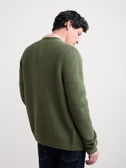 Seasalt Cornwall Green Mens Scotts Quay Cardigan - Image 3 of 5