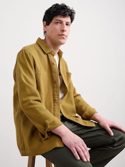 Seasalt Cornwall Yellow Mens Rigging Overshirt - Image 3 of 6